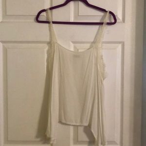 Free People white flower tank